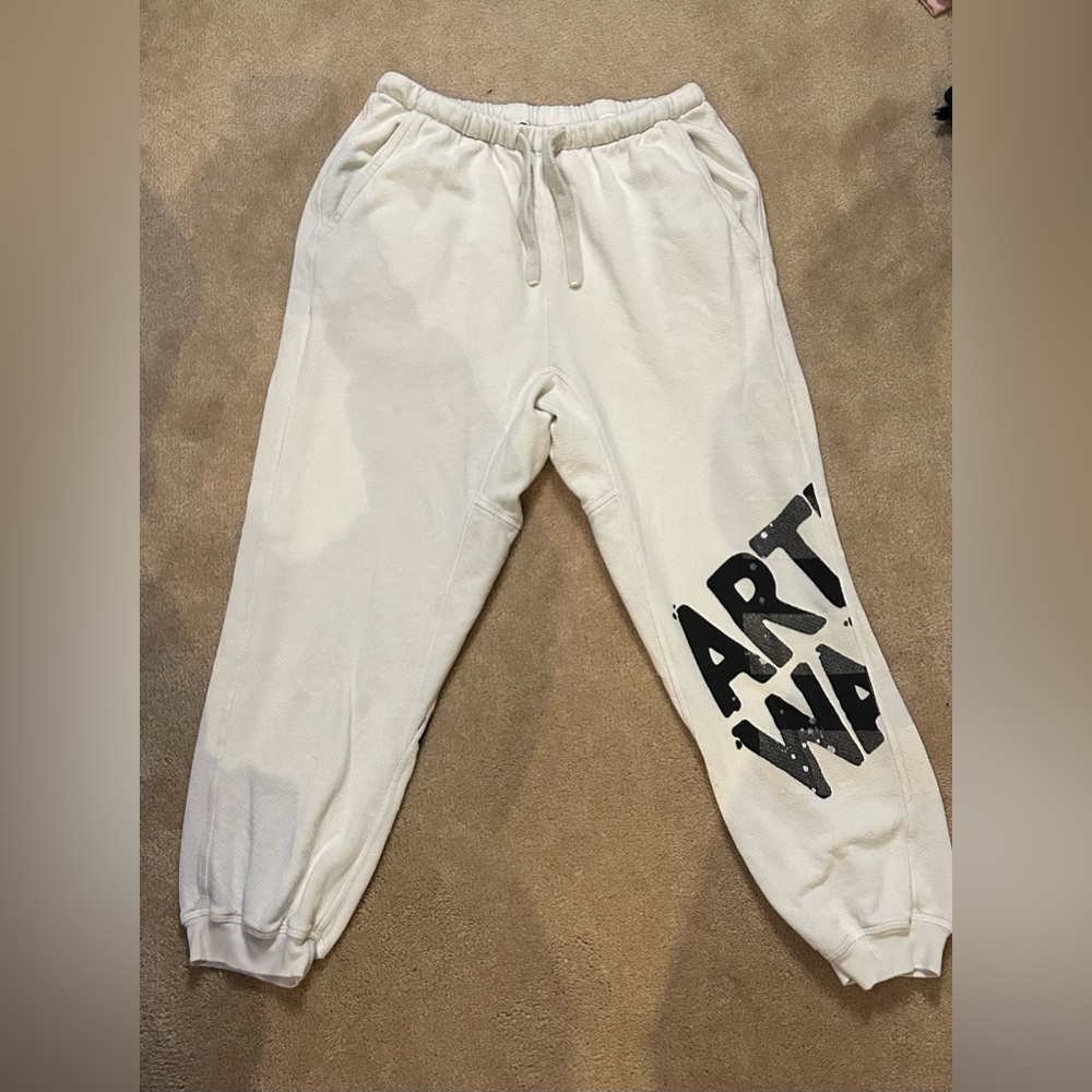 Free city sweatpants white size small